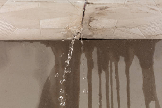 Professional Sewage Cleanup technician working in Jermyn, TX